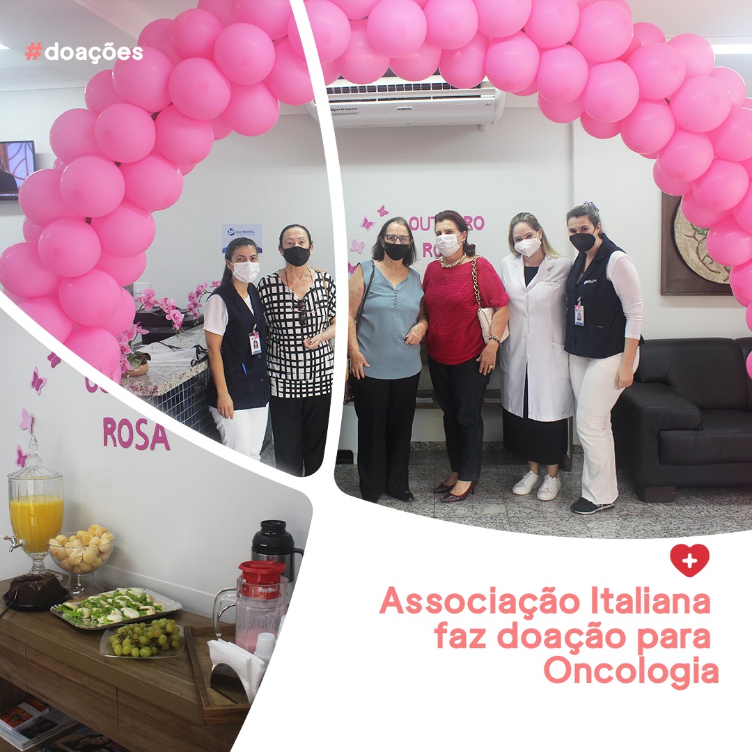 Associação Italiana faz doação para Oncologia