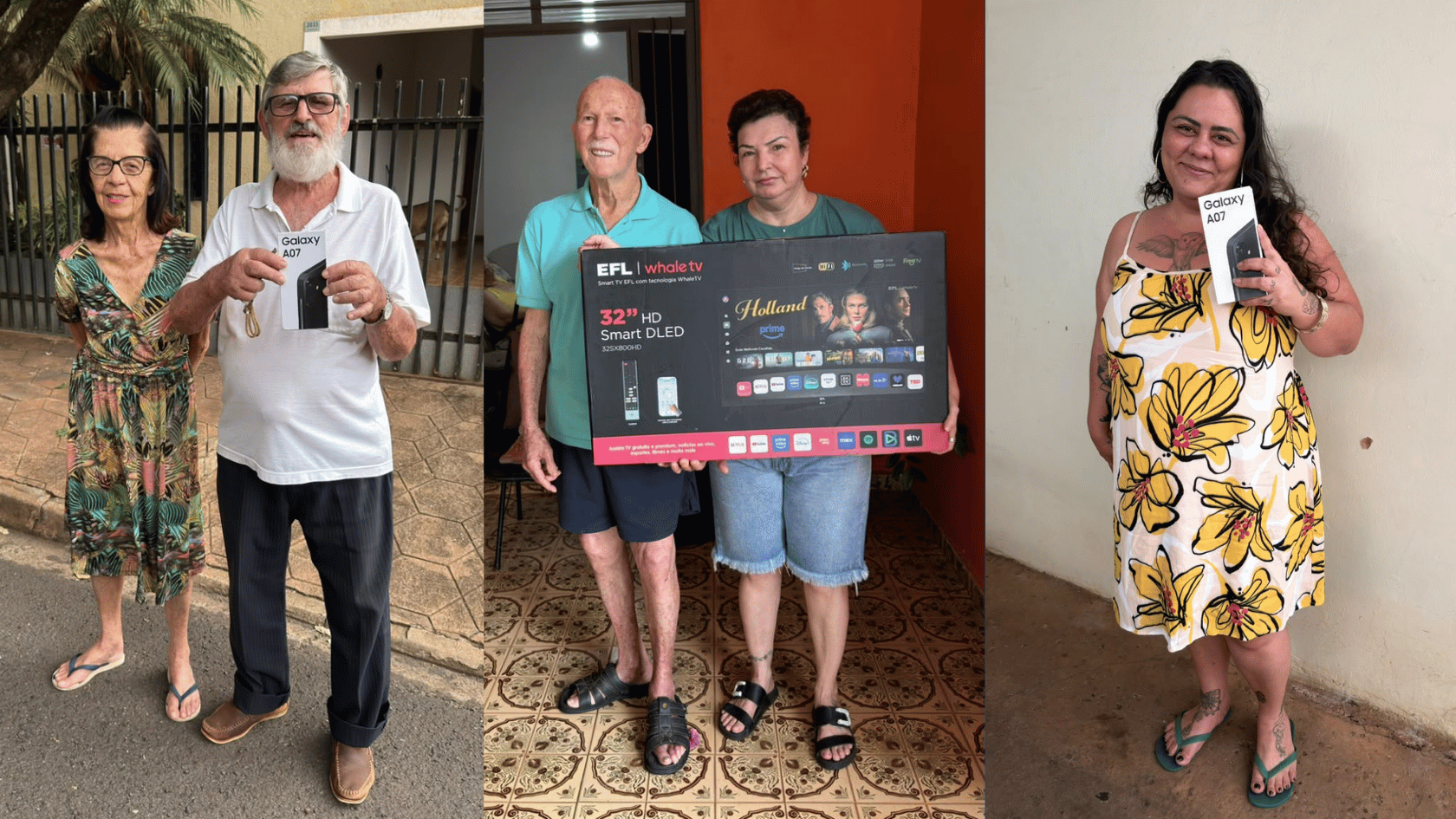 Saúde Que Dá Prêmios de outubro contempla três moradores do Jardim Progresso
