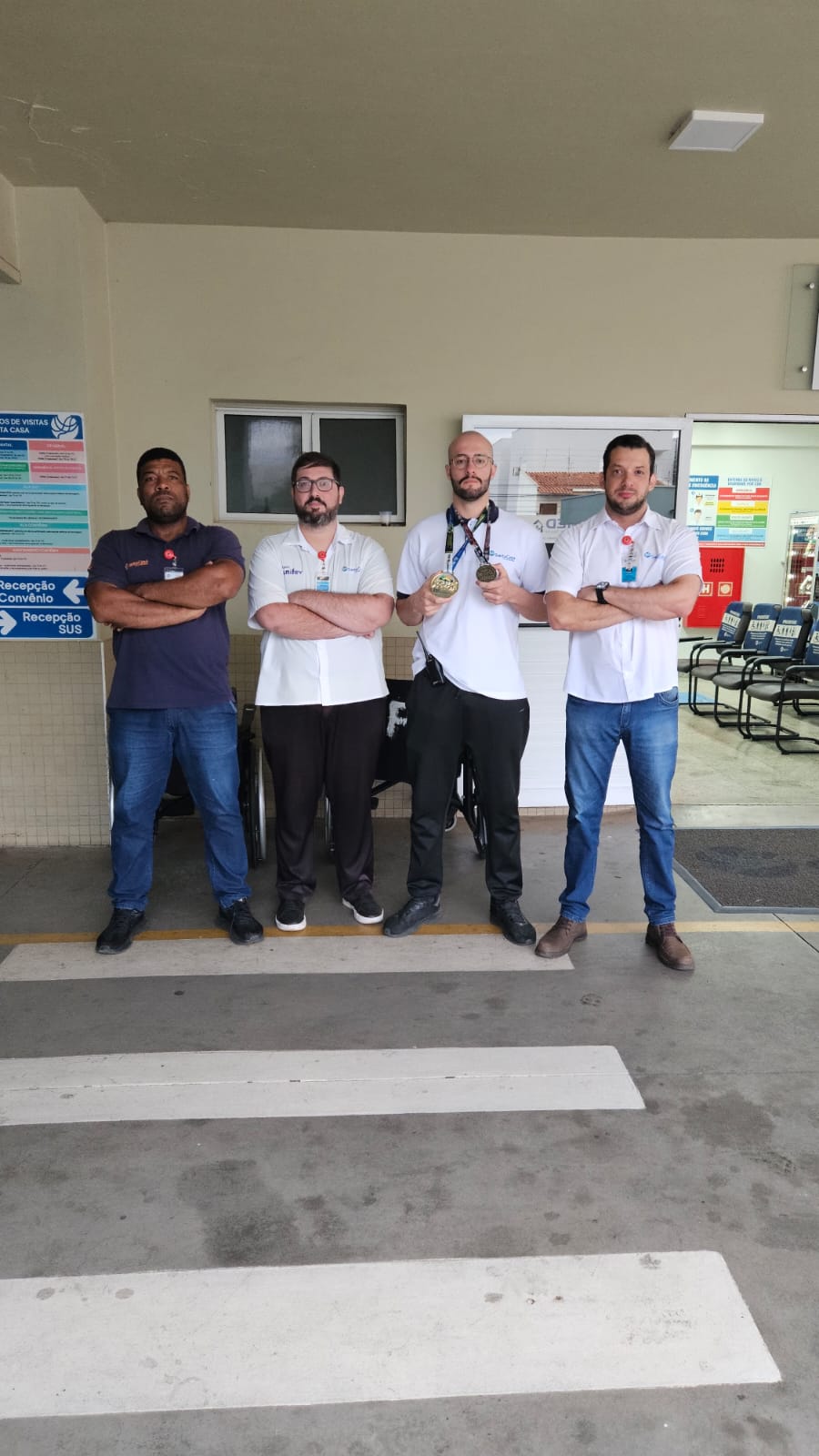 Campeão Brasileiro de Kickboxing é controlador de acesso na Santa Casa