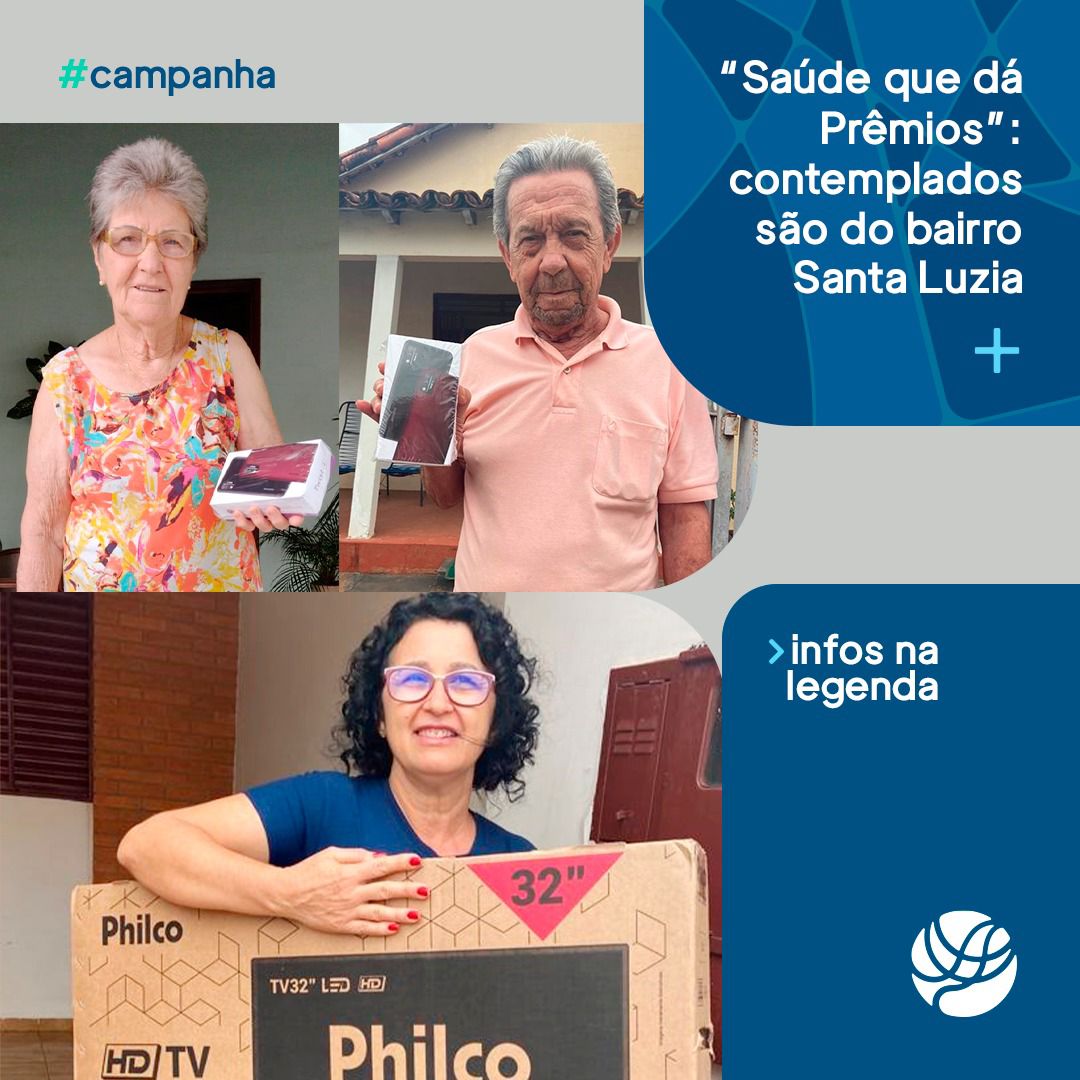 “Saúde que dá Prêmios”: contemplados são do bairro Santa Luzia