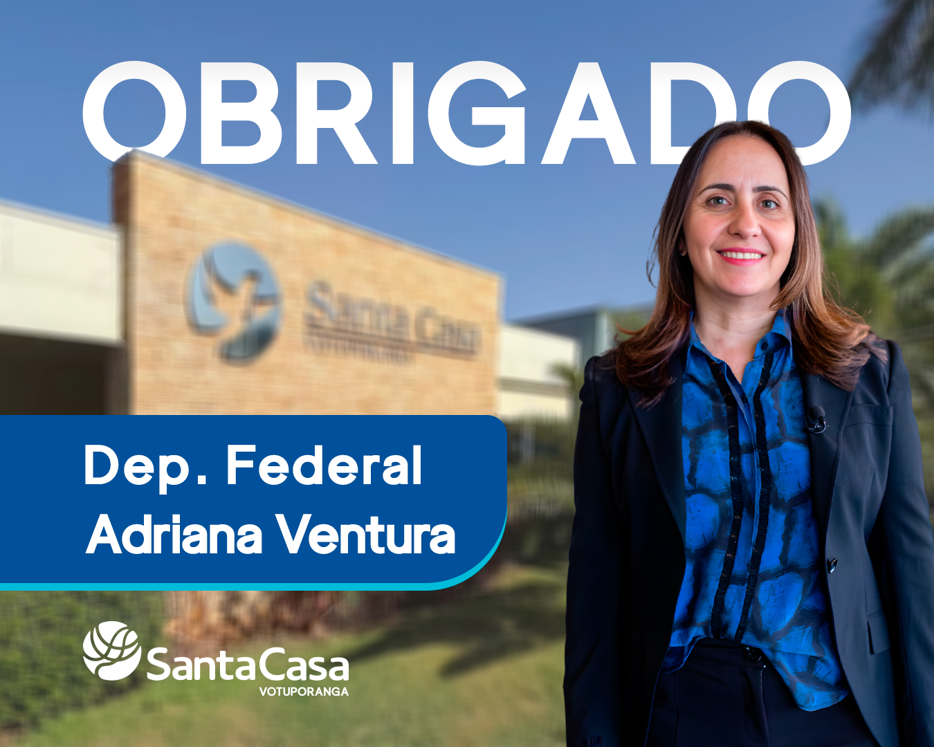 Santa Casa de Votuporanga recebe emenda parlamentar da  deputada Adriana Ventura para infraestrutura tecnológica