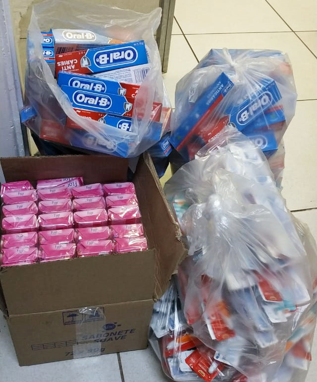 1ª Igreja Batista: 100 kits de higiene para Santa Casa
