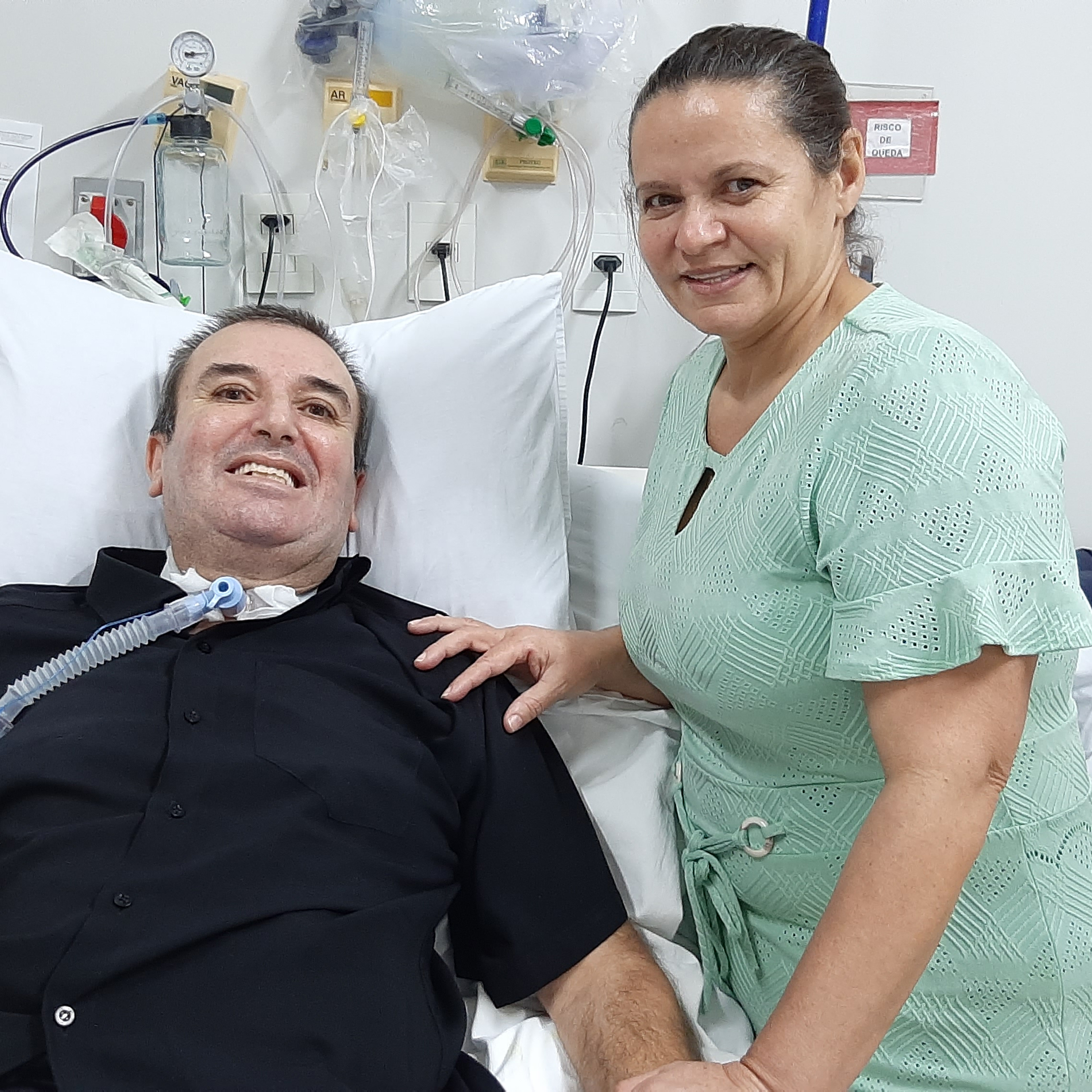 Paciente agradece Santa Casa após 82 dias internado