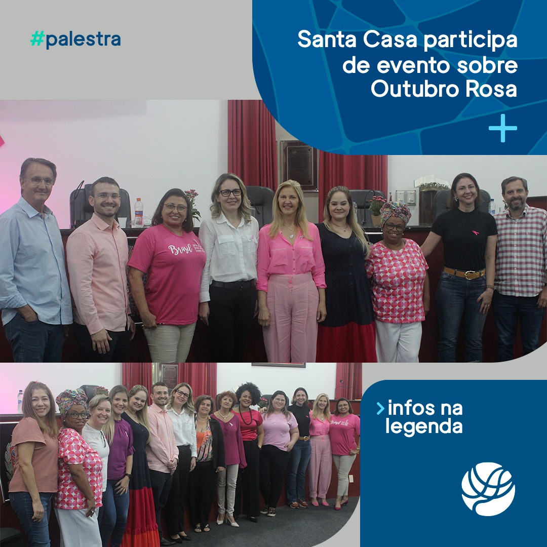 Santa Casa participa de evento sobre Outubro Rosa