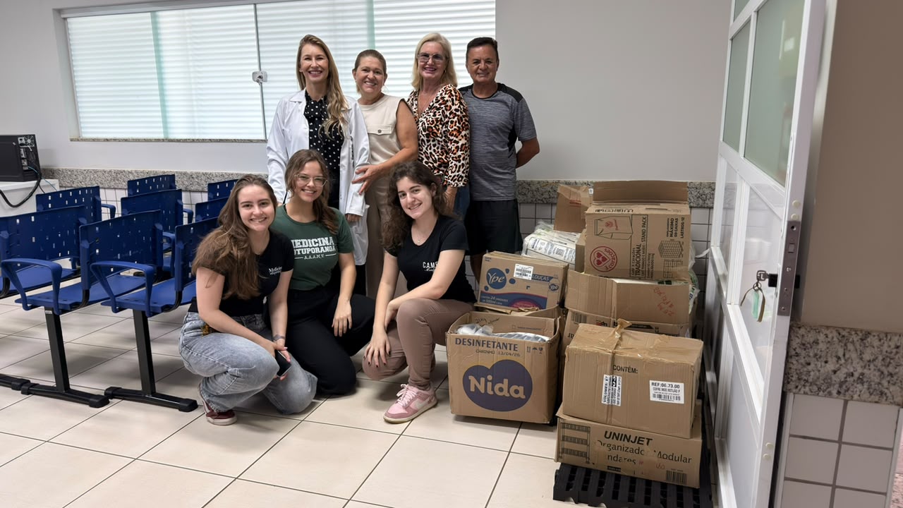 Unidade de Diálise da Santa Casa recebe doação de alimentos da CAMEV com apoio da APREVO