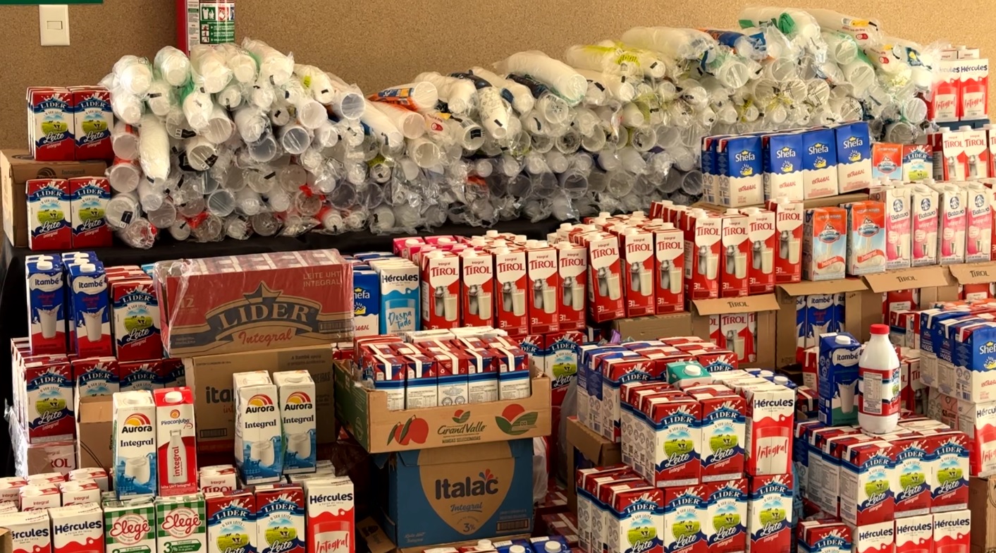 Alunos da Unifev realizam doação solidária à Santa Casa de Votuporanga