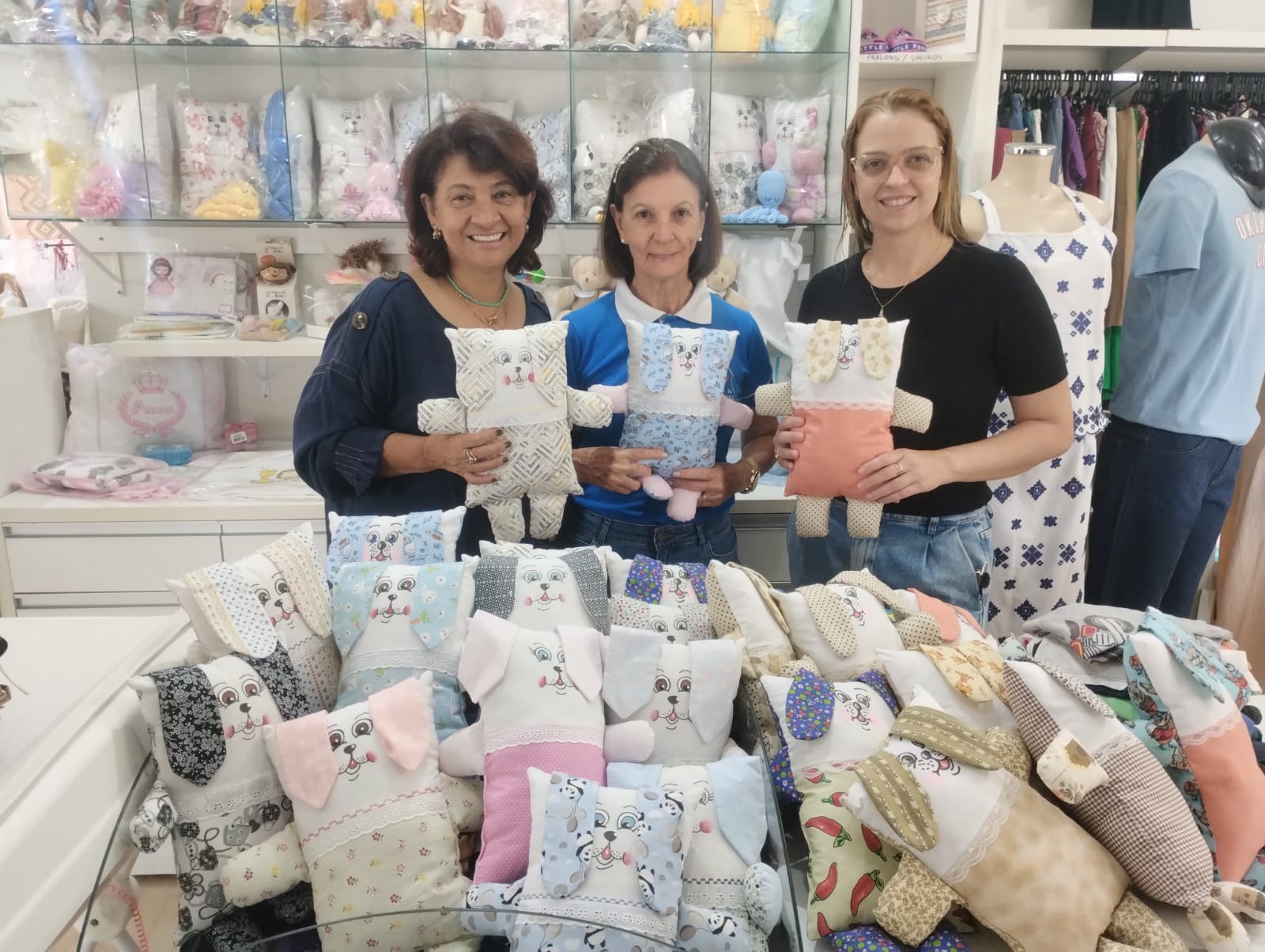 Naninhas que carregam carinho e solidariedade chegam ao Bazar do Bem